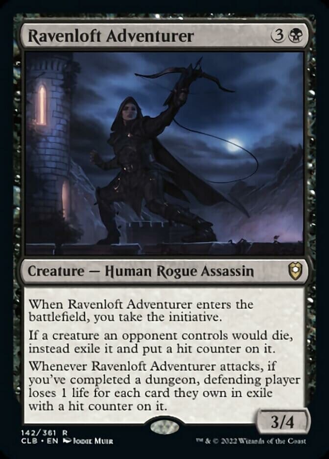 Ravenloft Adventurer [Commander Legends: Battle for Baldur's Gate] MTG Single Magic: The Gathering  | Multizone: Comics And Games