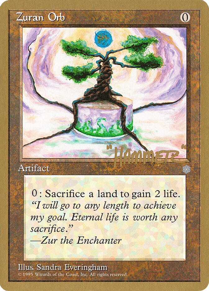 Zuran Orb (Shawn "Hammer" Regnier) [Pro Tour Collector Set] MTG Single Magic: The Gathering  | Multizone: Comics And Games