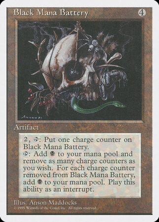 Black Mana Battery [Fourth Edition] MTG Single Magic: The Gathering  | Multizone: Comics And Games