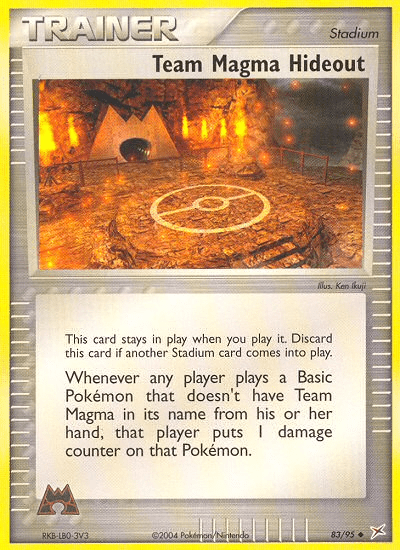Team Magma Hideout (83/95) [EX: Team Magma vs Team Aqua] Pokemon Single Pokémon  | Multizone: Comics And Games
