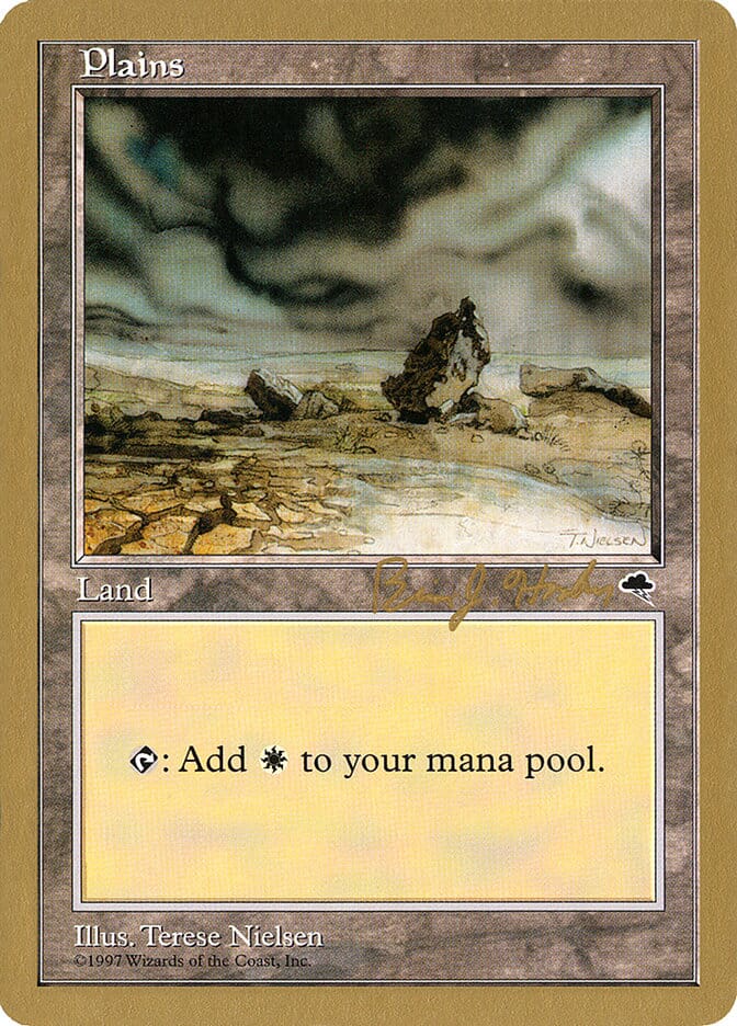 Plains (bh331) (Brian Hacker) [World Championship Decks 1998] MTG Single Magic: The Gathering  | Multizone: Comics And Games