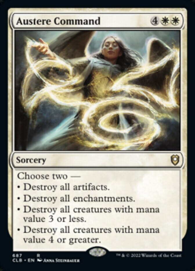 Austere Command [Commander Legends: Battle for Baldur's Gate] MTG Single Magic: The Gathering  | Multizone: Comics And Games