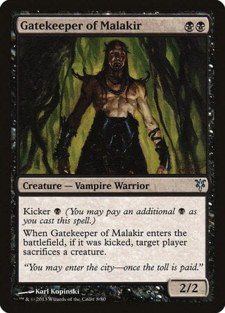 Gatekeeper of Malakir [Duel Decks: Sorin vs. Tibalt] MTG Single Magic: The Gathering  | Multizone: Comics And Games