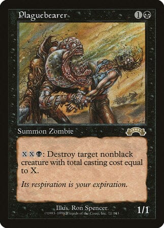 Plaguebearer [Exodus] MTG Single Magic: The Gathering  | Multizone: Comics And Games