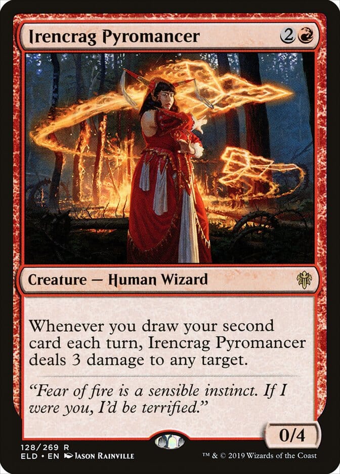 Irencrag Pyromancer [Throne of Eldraine] MTG Single Magic: The Gathering  | Multizone: Comics And Games