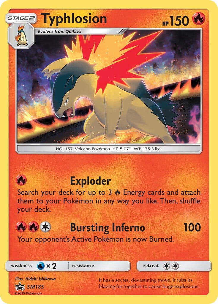 Typhlosion (SM185) [Sun & Moon: Black Star Promos] Pokemon Single Pokémon  | Multizone: Comics And Games
