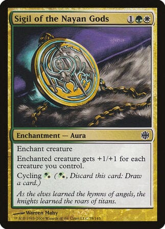 Sigil of the Nayan Gods [Alara Reborn] MTG Single Magic: The Gathering  | Multizone: Comics And Games