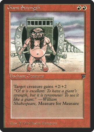 Giant Strength [Legends] MTG Single Magic: The Gathering  | Multizone: Comics And Games