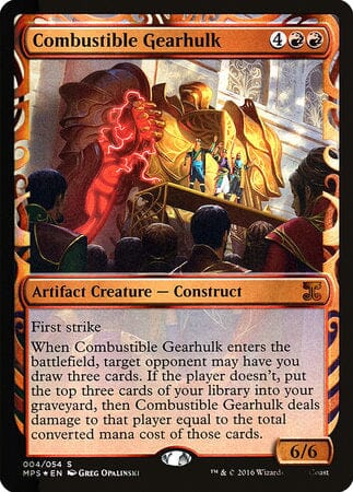 Combustible Gearhulk [Kaladesh Inventions] MTG Single Magic: The Gathering  | Multizone: Comics And Games