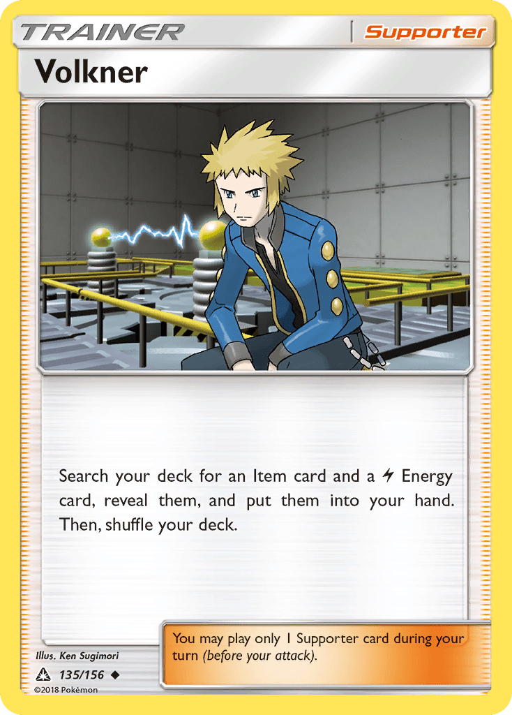 Volkner (135/156) [Sun & Moon: Ultra Prism] Pokemon Single Pokémon  | Multizone: Comics And Games