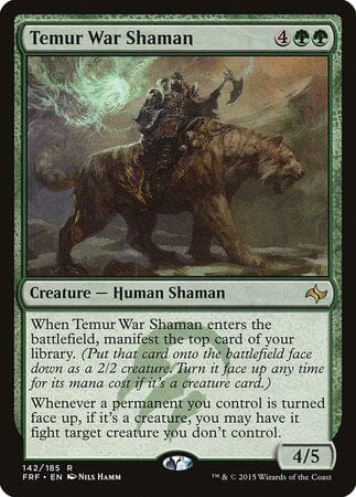 Temur War Shaman [Fate Reforged] MTG Single Magic: The Gathering  | Multizone: Comics And Games