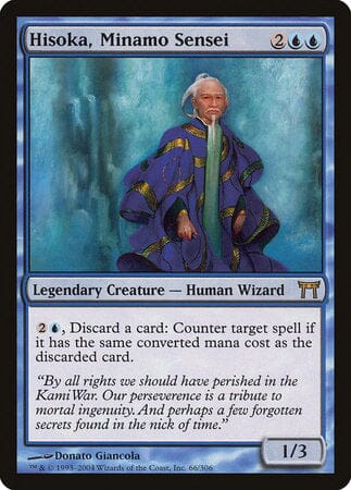 Hisoka, Minamo Sensei [Champions of Kamigawa] MTG Single Magic: The Gathering  | Multizone: Comics And Games