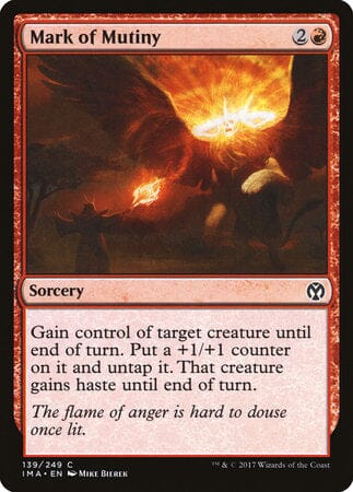 Mark of Mutiny [Iconic Masters] MTG Single Magic: The Gathering  | Multizone: Comics And Games