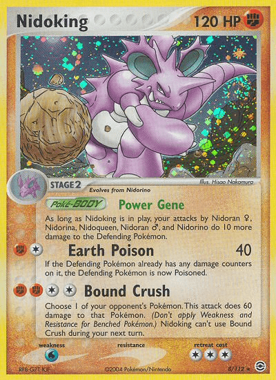 Nidoking (8/112) [EX: FireRed & LeafGreen] Pokemon Single Pokémon  | Multizone: Comics And Games