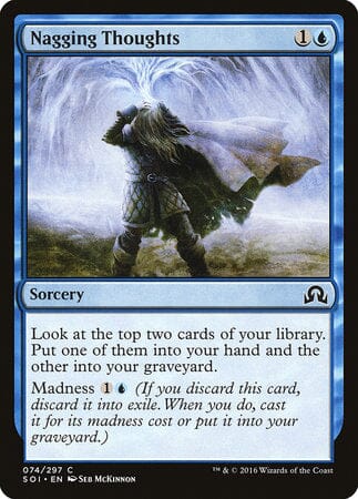 Nagging Thoughts [Shadows over Innistrad] MTG Single Magic: The Gathering  | Multizone: Comics And Games