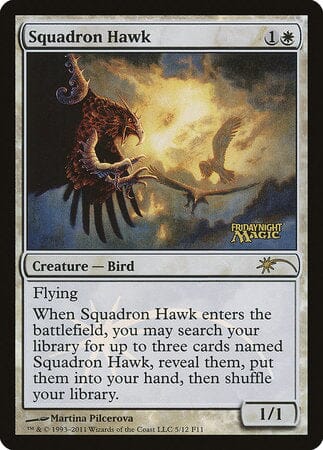 Squadron Hawk [Friday Night Magic 2011] MTG Single Magic: The Gathering  | Multizone: Comics And Games