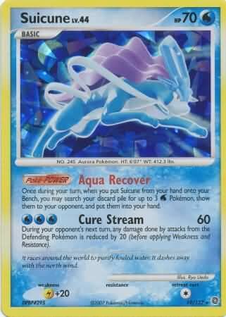 Suicune (19/132) (Cracked Ice Holo) [Diamond & Pearl: Secret Wonders] Pokemon Single Pokémon  | Multizone: Comics And Games