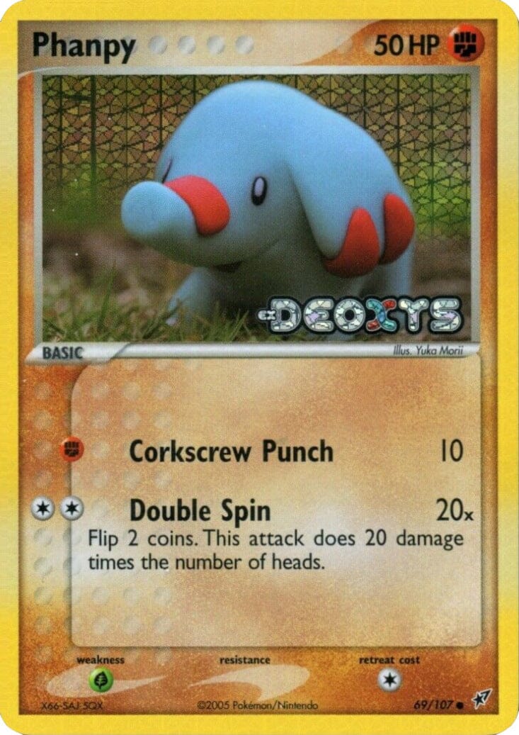 Phanpy (69/107) (Stamped) [EX: Deoxys] Pokemon Single Pokémon  | Multizone: Comics And Games