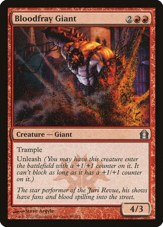 Bloodfray Giant [Return to Ravnica] MTG Single Magic: The Gathering  | Multizone: Comics And Games