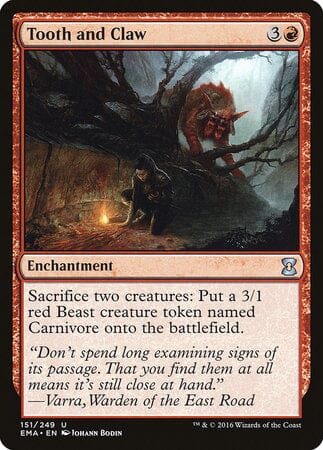 Tooth and Claw [Eternal Masters] MTG Single Magic: The Gathering  | Multizone: Comics And Games