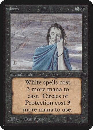Gloom [Limited Edition Alpha] MTG Single Magic: The Gathering  | Multizone: Comics And Games
