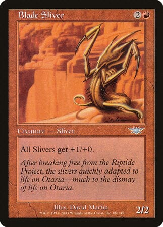 Blade Sliver [Legions] MTG Single Magic: The Gathering  | Multizone: Comics And Games