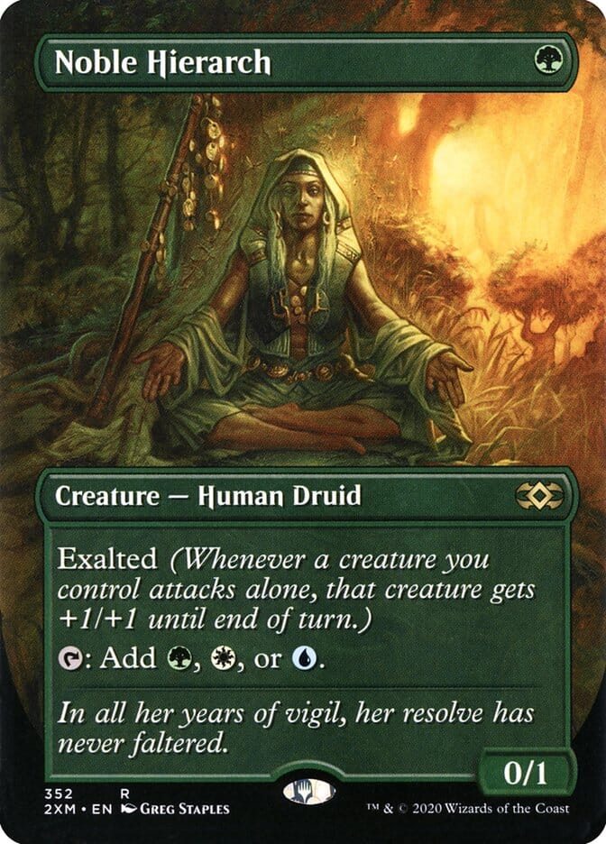 Noble Hierarch (Borderless) [Double Masters] MTG Single Magic: The Gathering  | Multizone: Comics And Games