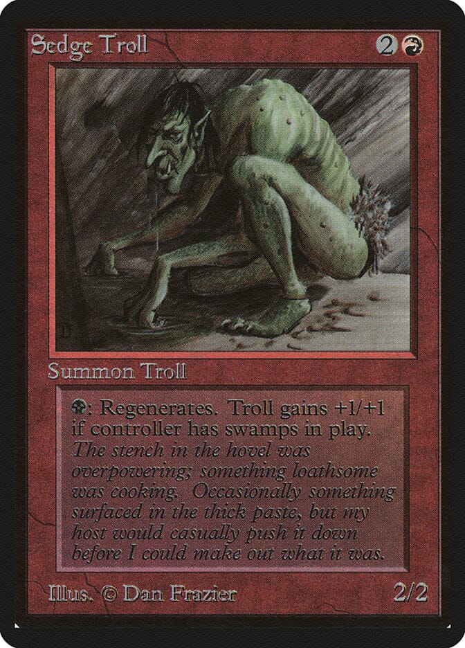 Sedge Troll [Limited Edition Beta] MTG Single Magic: The Gathering  | Multizone: Comics And Games