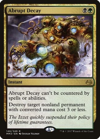 Abrupt Decay [Modern Masters 2017] MTG Single Magic: The Gathering  | Multizone: Comics And Games