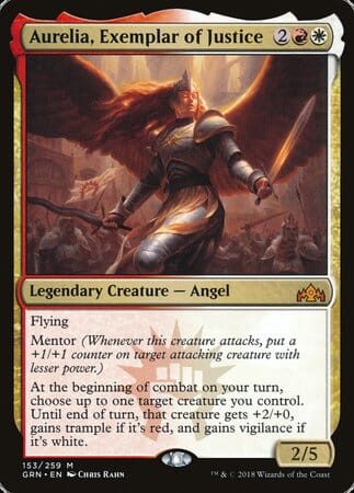 Aurelia, Exemplar of Justice [Guilds of Ravnica] MTG Single Magic: The Gathering  | Multizone: Comics And Games