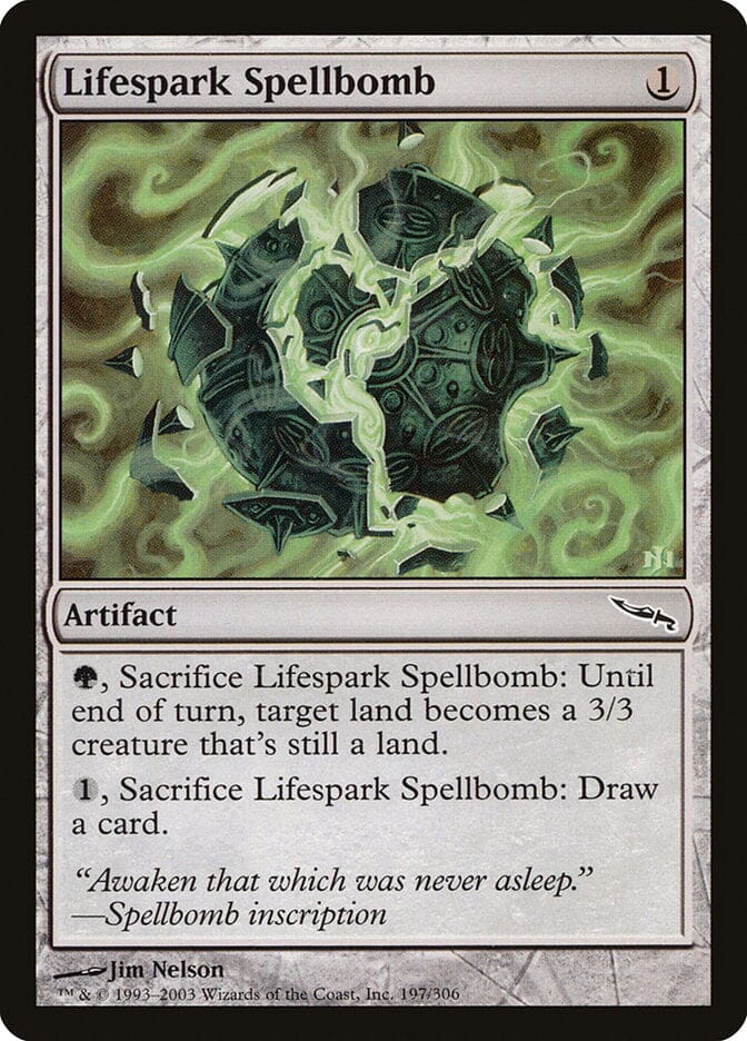 Lifespark Spellbomb [Mirrodin] MTG Single Magic: The Gathering  | Multizone: Comics And Games