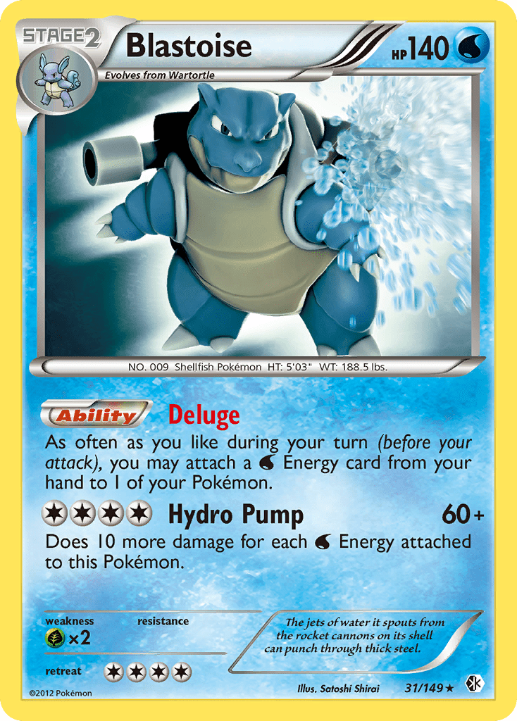 Blastoise (31/149) [Black & White: Boundaries Crossed] Pokemon Single Pokémon  | Multizone: Comics And Games
