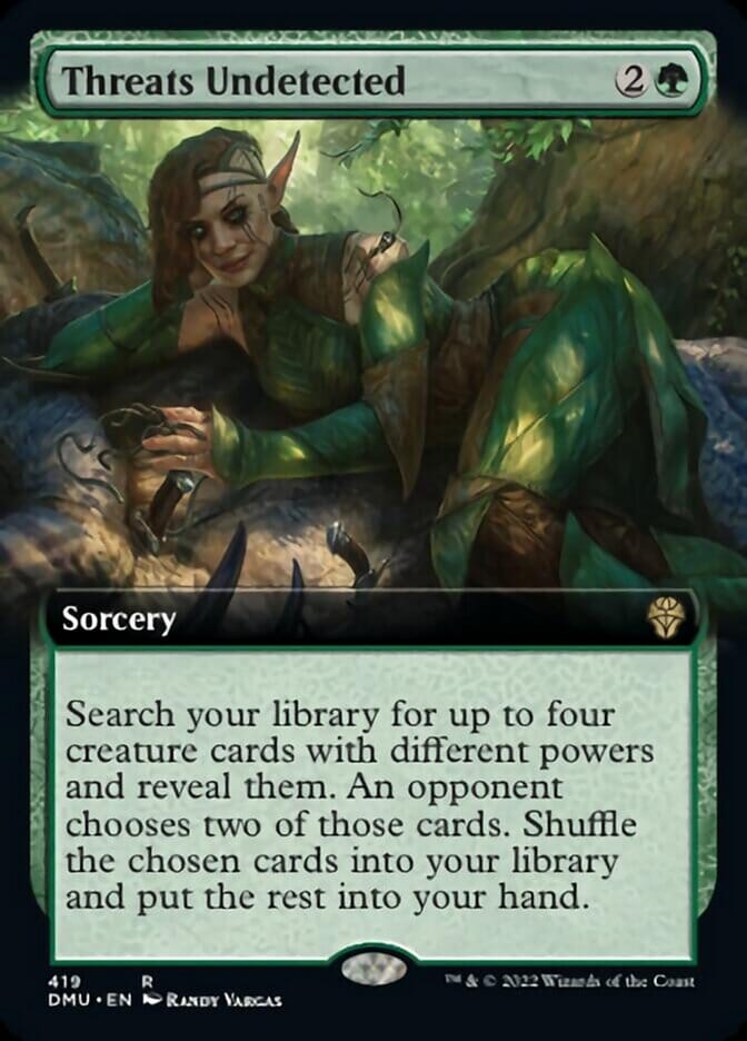 Threats Undetected (Extended Art) [Dominaria United] MTG Single Magic: The Gathering  | Multizone: Comics And Games