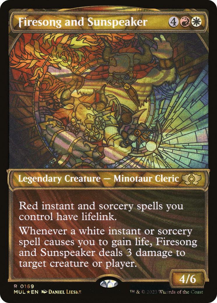 Firesong and Sunspeaker (Halo Foil) [Multiverse Legends] MTG Single Magic: The Gathering  | Multizone: Comics And Games