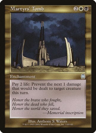 Martyrs' Tomb [Apocalypse] MTG Single Magic: The Gathering  | Multizone: Comics And Games