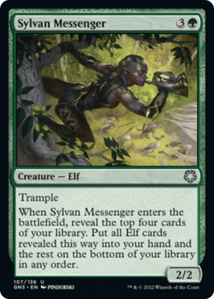 Sylvan Messenger [Game Night: Free-for-All] MTG Single Magic: The Gathering  | Multizone: Comics And Games