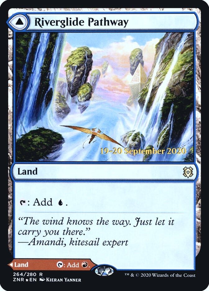 Riverglide Pathway // Lavaglide Pathway [Zendikar Rising Prerelease Promos] MTG Single Magic: The Gathering  | Multizone: Comics And Games