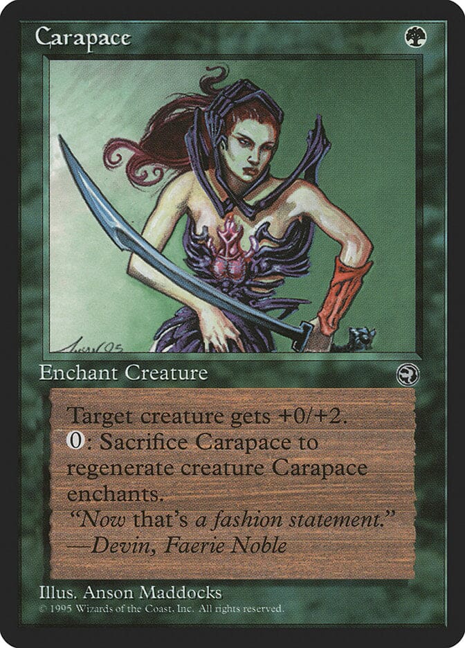 Carapace (Devin Flavor Text) [Homelands] MTG Single Magic: The Gathering  | Multizone: Comics And Games