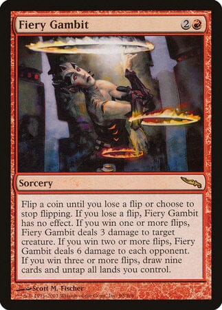 Fiery Gambit [Mirrodin] MTG Single Magic: The Gathering  | Multizone: Comics And Games