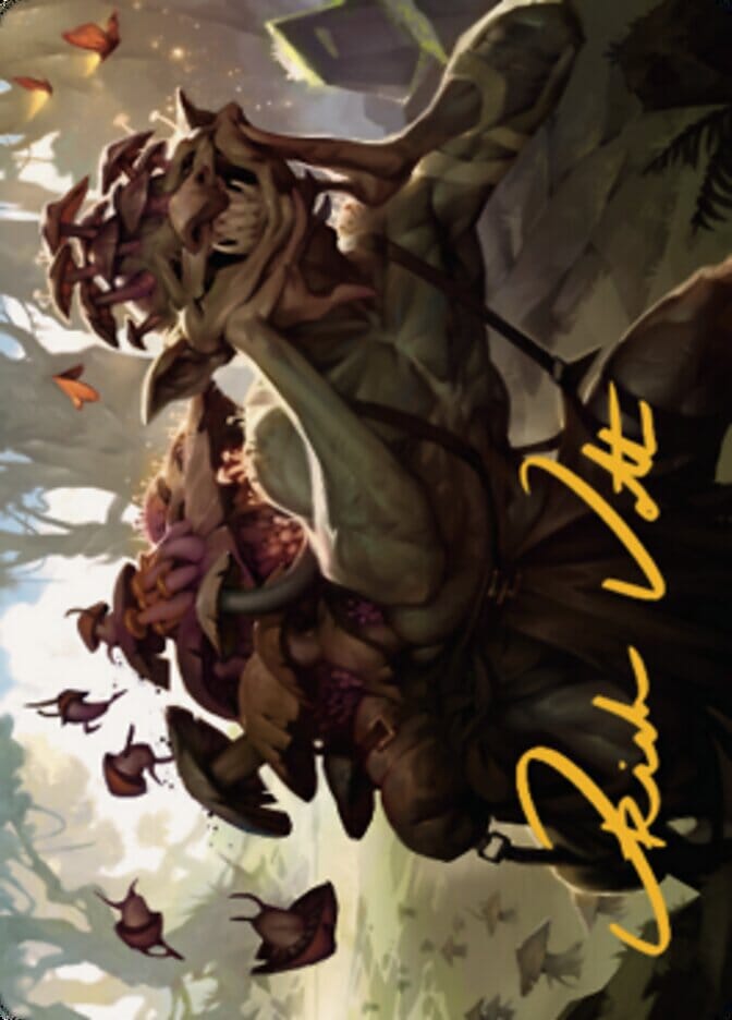 Sprouting Goblin Art Card (Gold-Stamped Signature) [Dominaria United Art Series] MTG Single Magic: The Gathering  | Multizone: Comics And Games