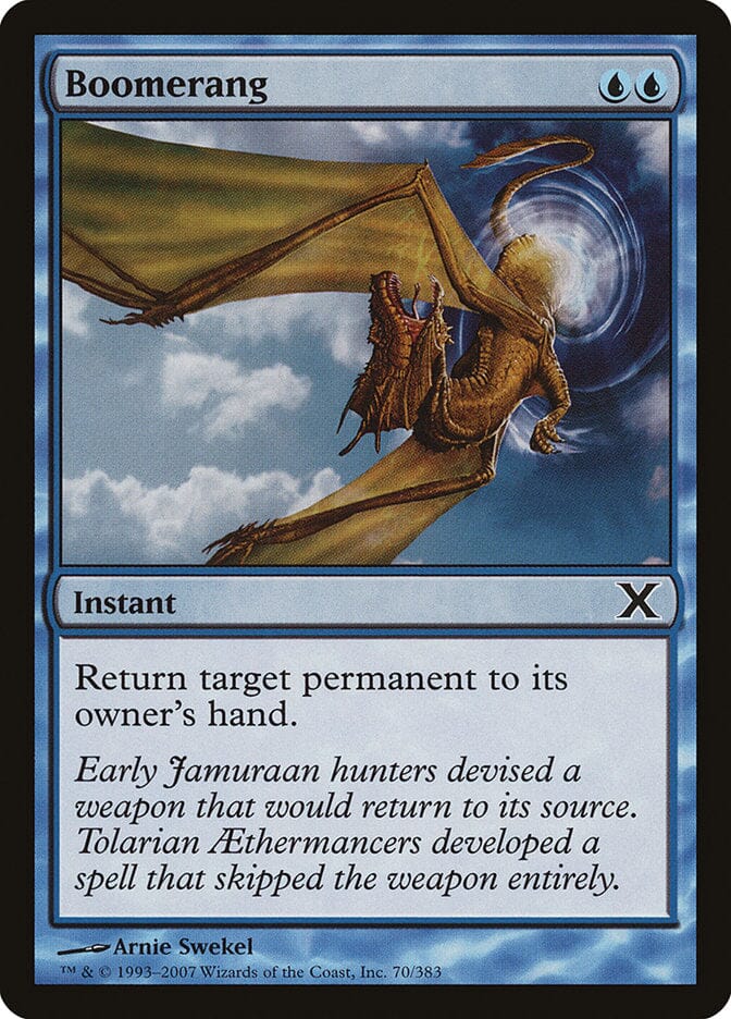 Boomerang [Tenth Edition] MTG Single Magic: The Gathering  | Multizone: Comics And Games