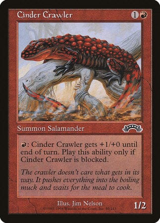 Cinder Crawler [Exodus] MTG Single Magic: The Gathering  | Multizone: Comics And Games