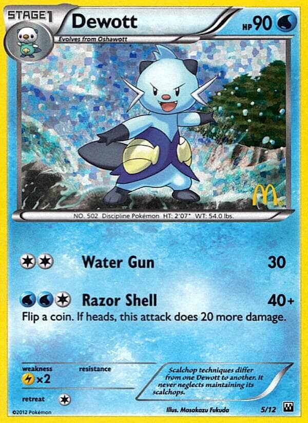 Dewott (5/12) [McDonald's Promos: 2012 Collection] Pokemon Single Pokémon  | Multizone: Comics And Games
