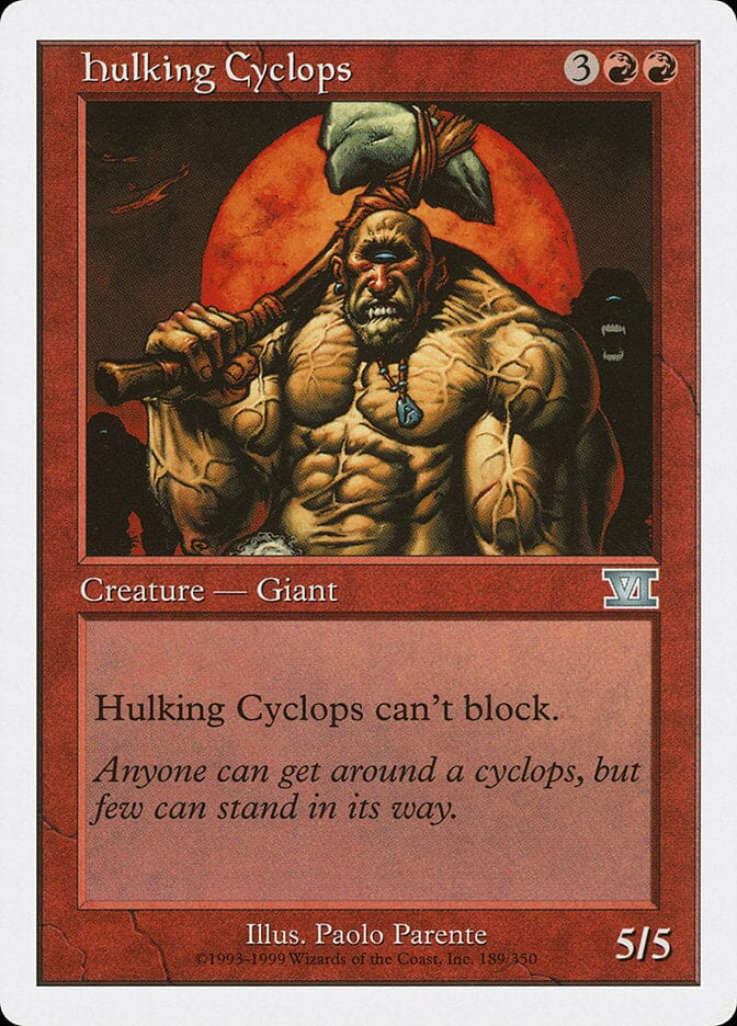Hulking Cyclops [Classic Sixth Edition] MTG Single Magic: The Gathering  | Multizone: Comics And Games