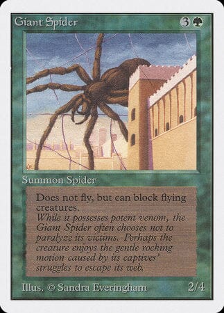 Giant Spider [Unlimited Edition] MTG Single Magic: The Gathering  | Multizone: Comics And Games