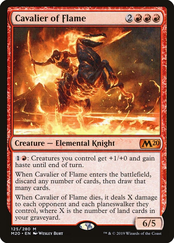 Cavalier of Flame [Core Set 2020] MTG Single Magic: The Gathering  | Multizone: Comics And Games