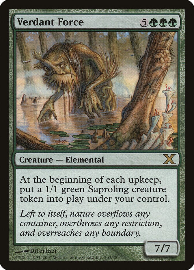 Verdant Force [Tenth Edition] MTG Single Magic: The Gathering  | Multizone: Comics And Games