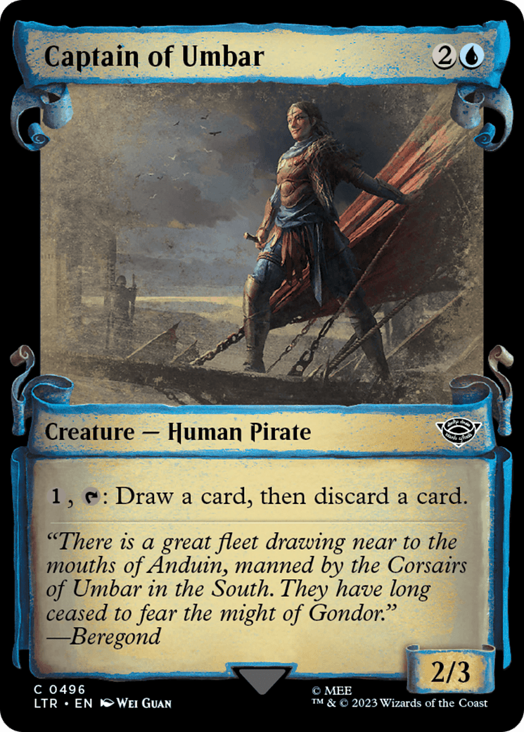 Captain of Umbar [The Lord of the Rings: Tales of Middle-Earth Showcase Scrolls] MTG Single Magic: The Gathering  | Multizone: Comics And Games