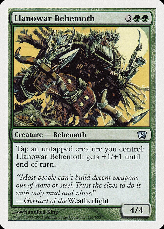 Llanowar Behemoth [Eighth Edition] MTG Single Magic: The Gathering  | Multizone: Comics And Games