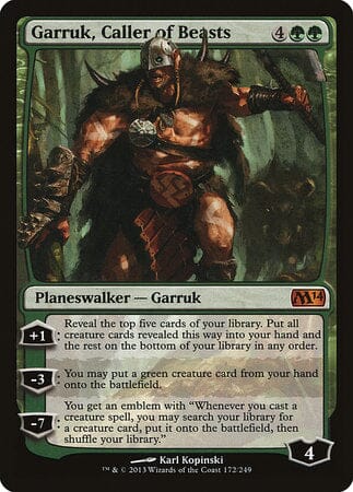 Garruk, Caller of Beasts [Magic 2014] MTG Single Magic: The Gathering  | Multizone: Comics And Games